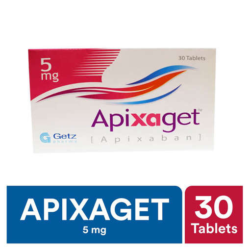 Picture of Apixaget 5mg Tab 10x3s
